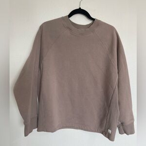 Vuori Restore Oversized Crew Sweatshirt Ribbed Sides | Size Small